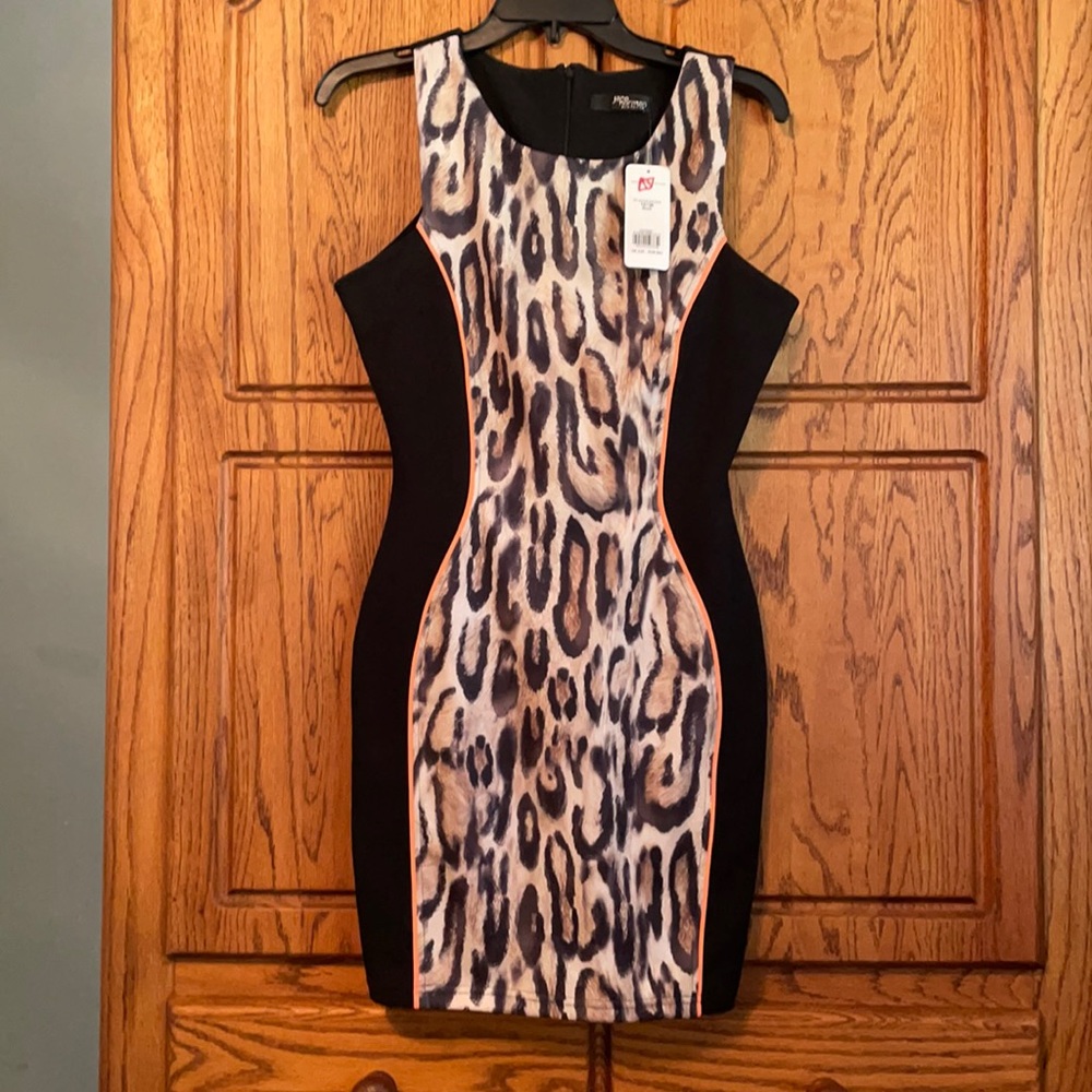 Sexy Leopard Curve Bodycon dress NWT